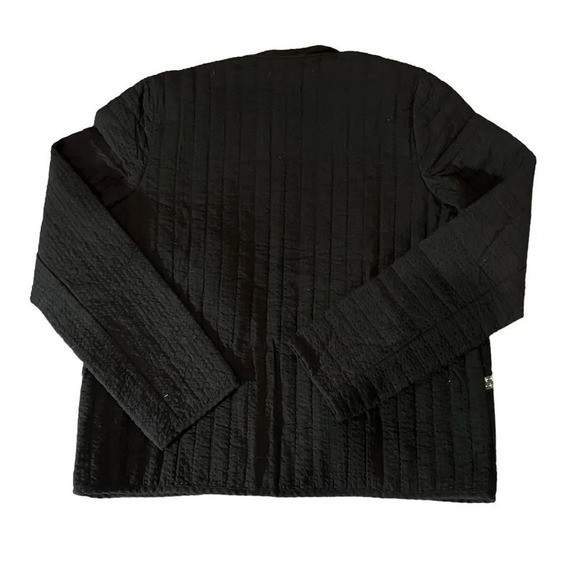 NWT J.Jill Pure Jill Seersucker Black Jacket Size Small - Picture 10 of 10